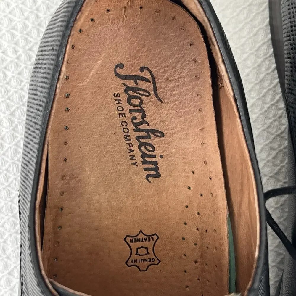 Florsheim Men's, Postino Cap Toe Oxford Black 9.5 D 15149-001 Black LEATHER